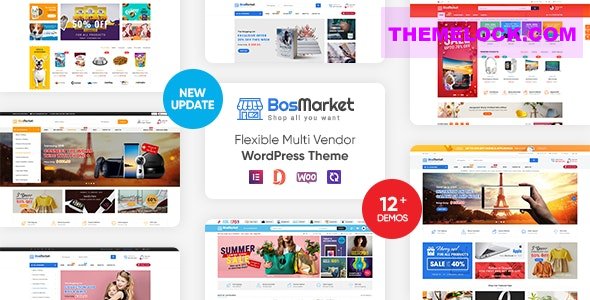 BosMarket v2.0.9 - Flexible Multivendor WooCommerce WordPress Theme