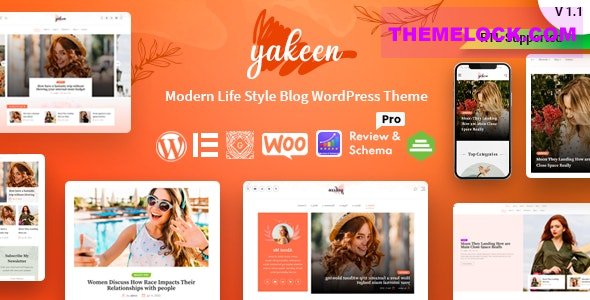 Yakeen v1.1 - Lifestyle Blog WordPress Theme