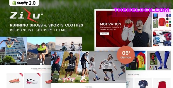Zizu v1.0.0 - Running Shoes & Sports Clothes Shopify Theme