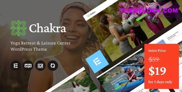 Chakra v1.0 - Yoga Retreat & Leisure Center WordPress Theme