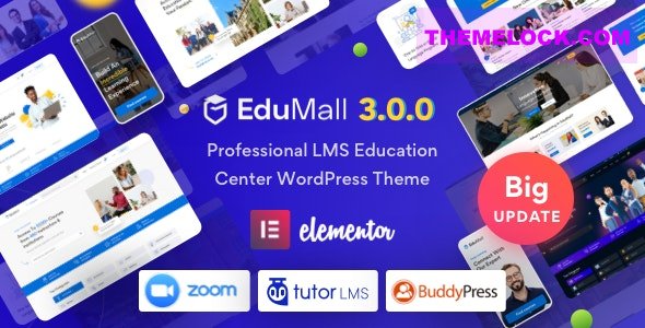 EduMall v3.0.0 - Professional LMS Education Center WordPress Theme