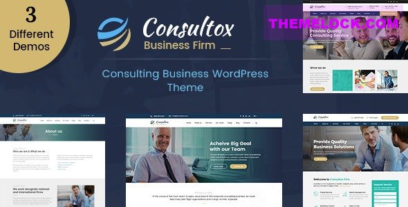 Consultox v2.5 - Consulting Business WordPress Theme