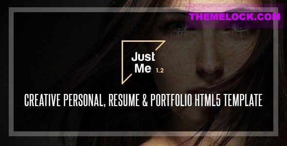 Just Me v1.2 - Creative Personal Resume, vCard & Portfolio HTML5 Template