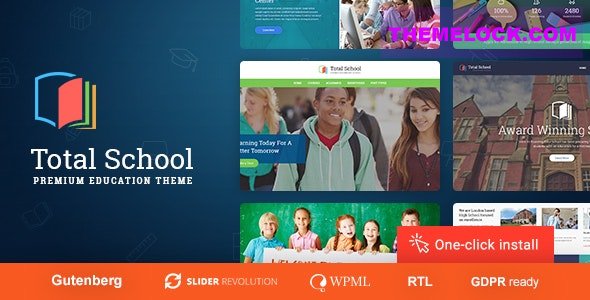 Total School v1.1.3 - LMS and Education WordPress Theme