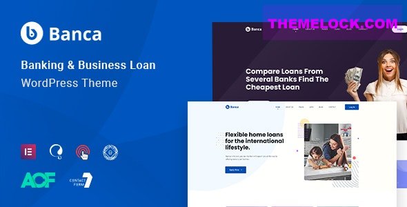 Banca v1.4.0 - Banking, Finance & Business Loan WordPress Theme