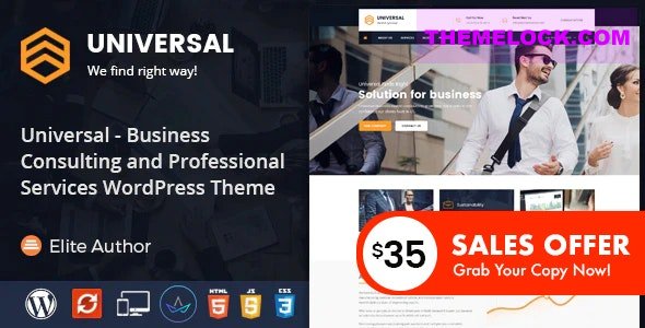 Universal v2.6 - Business Consulting and Professional Services WordPress Theme