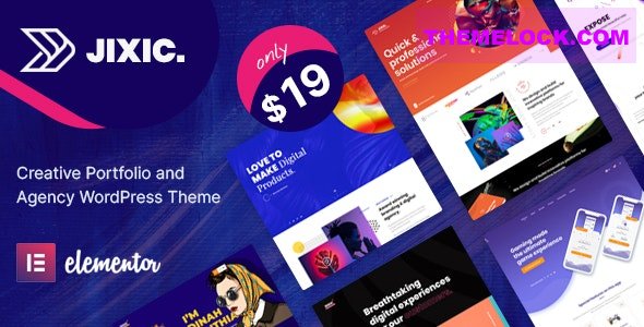 Jixic v1.5 – Creative Portfolio & Agency WordPress Theme