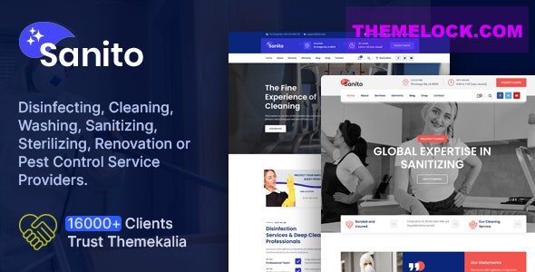 Sanito v1.0 - Sanitizing and Cleaning HTML Template