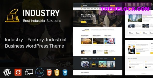 Industry v2.5 - WordPress Theme for Factory and Industrial Business