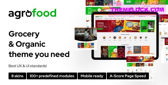 Agrofood v1.1.2 - Elementor WooCommerce WordPress Theme