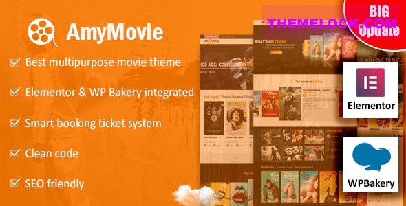 AmyMovie v4.1.0 - Movie and Cinema WordPress Theme