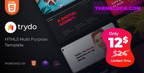Trydo v1.2.1 - Creative Agency & Portfolio WordPress Theme