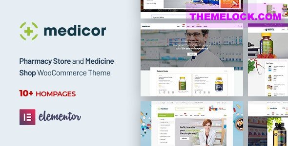 Medicor v1.7.3 - Medical Clinic & Pharmacy WooCommerce WordPress Theme