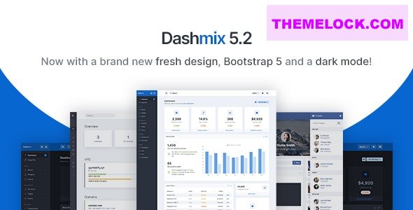 Dashmix v5.2 - Bootstrap 5 Admin Dashboard Template & Laravel 8 Starter Kit
