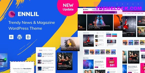 Ennlil v1.0.1 - Modern Magazine WordPress Theme