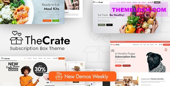 TheCrate v1.4.3 - WooCommerce Subscription Box Theme