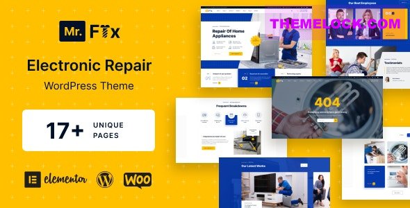 MrFix v1.3 - Appliances Repair Services WordPress Theme