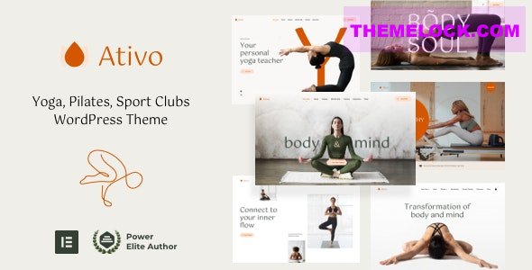 Ativo v5.7 – Pilates Yoga WordPress Theme