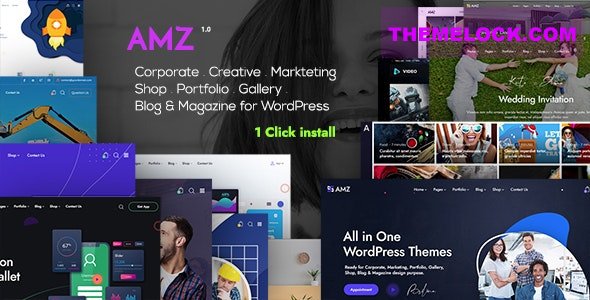 AMZ v1.0 - All in One Creative WordPress Theme