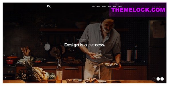 Foodex v1.0 - One Page Restaurant WordPress Theme