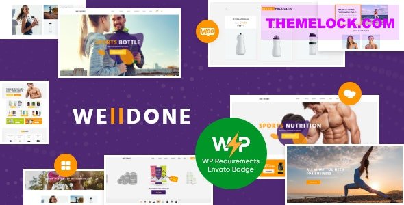 Welldone v1.9.12 - Sports & Fitness Nutrition and Supplements Store WordPress Theme