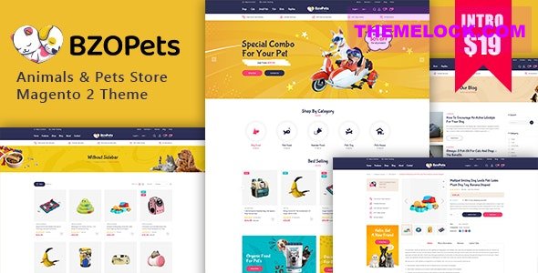 BzoPets v1.0.0 - eCommerce Animals & Pets Store Magento 2 Theme