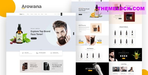 Arowana v1.0 - Beard Oil & Barber Shop HTML Template