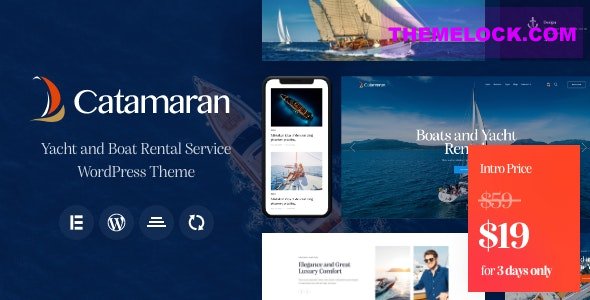 Catamaran v1.0 - Yacht Club & Boat Rental WordPress theme