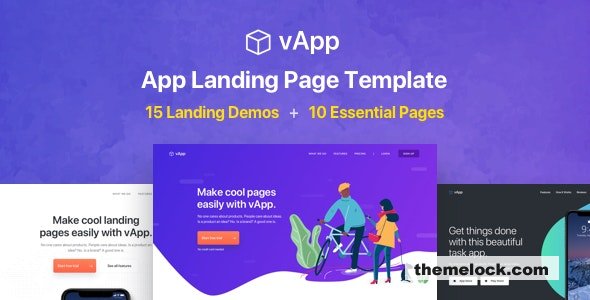 vApp v1.0 - App Landing Page