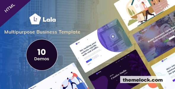 Lala v1.0 - Multipurpose Bootstrap 5 HTML Template