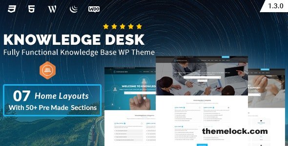 Knowledgedesk v1.3.1 - Knowledge Base WordPress Theme