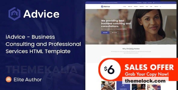 iAdvice v1.0 - Business Consulting and Professional Services HTML Template