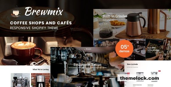 Brewmix 1.0 - Coffee Shops and Cafés Responsive Shopify Theme