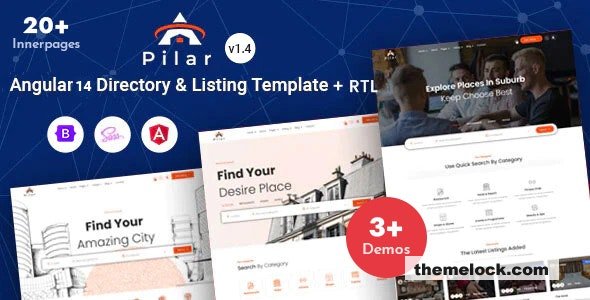 Pilar v1.4 - Directory Listing Angular 14 Template