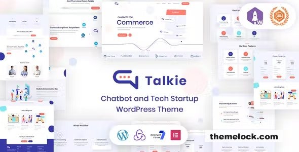 Talkie v1.1.5 - Chatbot and Tech Startup WordPress Theme