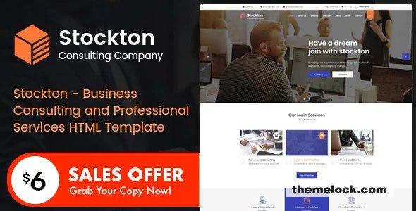 Stockton v1.0 - Business Consulting and Professional Services HTML Template