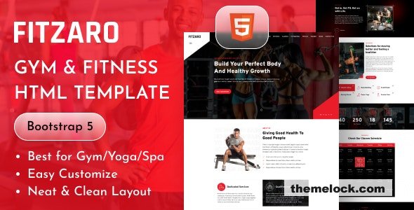 Fitzaro v1.0 - Gym & Fitness HTML Template