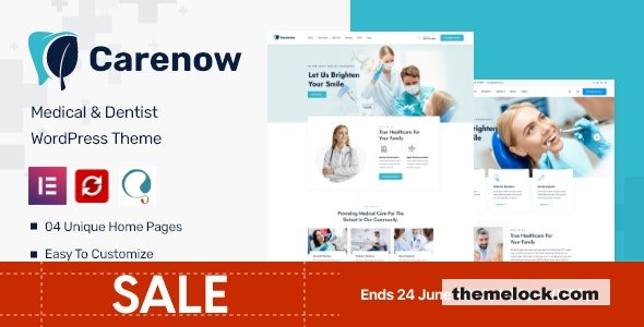 Carenow v1.1.0 – Medical & Dentist WordPress Theme