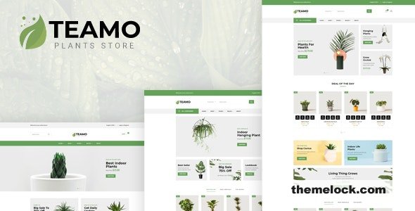 Teamo - Plants Store HTML Template