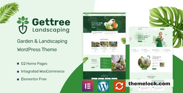 Gettree v1.1.1 – Garden & Landscaping WordPress Theme