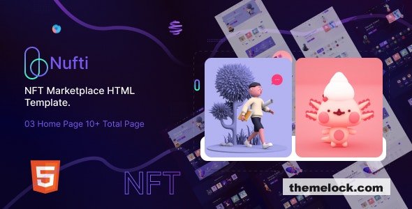 Nufti v1.0 - NFT Marketplace HTML Template