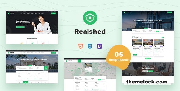 Realshed v1.0 - Real Estate HTML Template