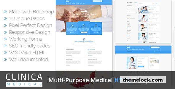 Clinica - Medical HTML Template