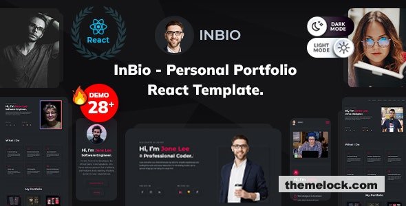 InBio v1.5 - Personal Portfolio Gatsby.js Template