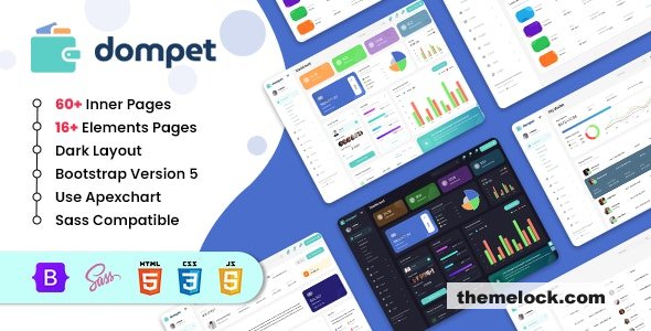 Dompet v1.0 - Payment Admin Dashboard Bootstrap Template