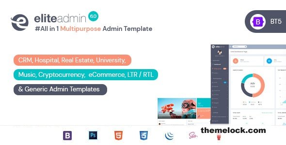 Elite Admin v6.0 - Bootstrap 5 Dashboard template