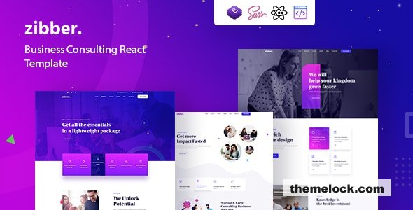 Zibber v1.0 - Consulting Business React Template