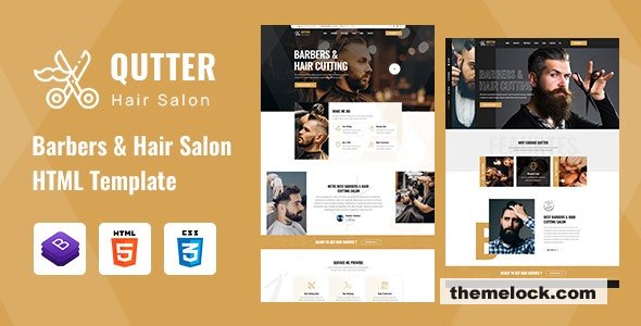 Qutter v1.0 - Barbers & Hair Salons HTML Template