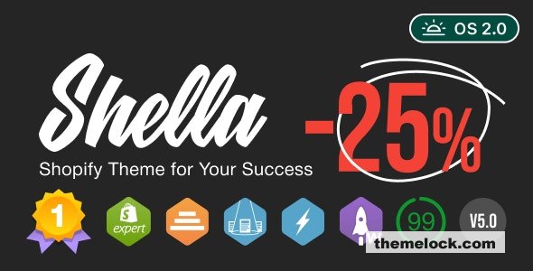 Shella v5.0.2 - Multipurpose Shopify Theme. Fast, Clean, and Flexible. OS 2.