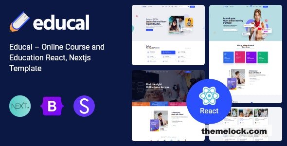 Educal – Online Course and Education React, Nextjs Template - 23 June 2022